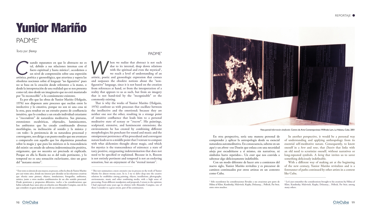 CdeCuba Art Magazine No.27